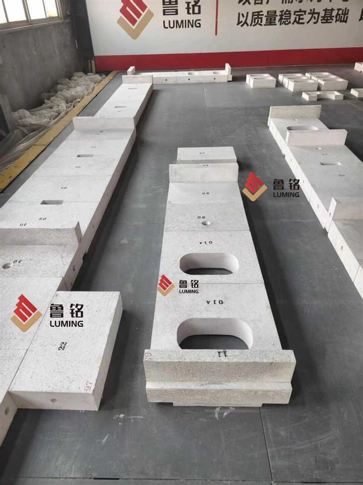 Zirconia Corundum Skid Rail Brick For Steel Reheating Furnaces suppliers